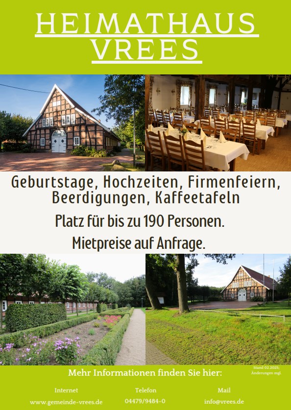 Flyer zum Heimathaus